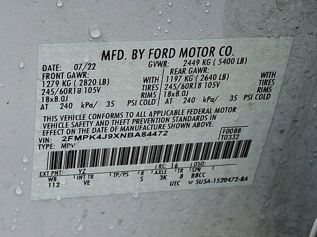 Certified 2022 Ford Edge SEL w/ Convenience Package image 28