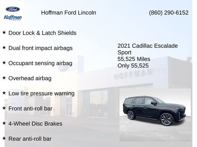 Used 2021 Cadillac Escalade Sport w/ LPO, Illumination Package AWD/4WD image 25
