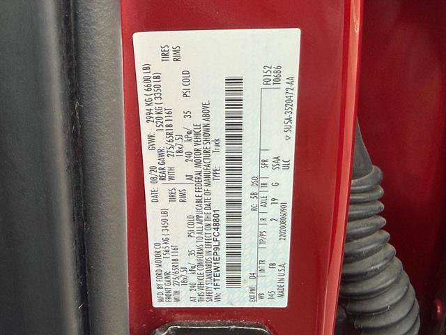 Certified 2020 Ford F150 XLT w/ Equipment Group 302A Luxury AWD/4WD image 22