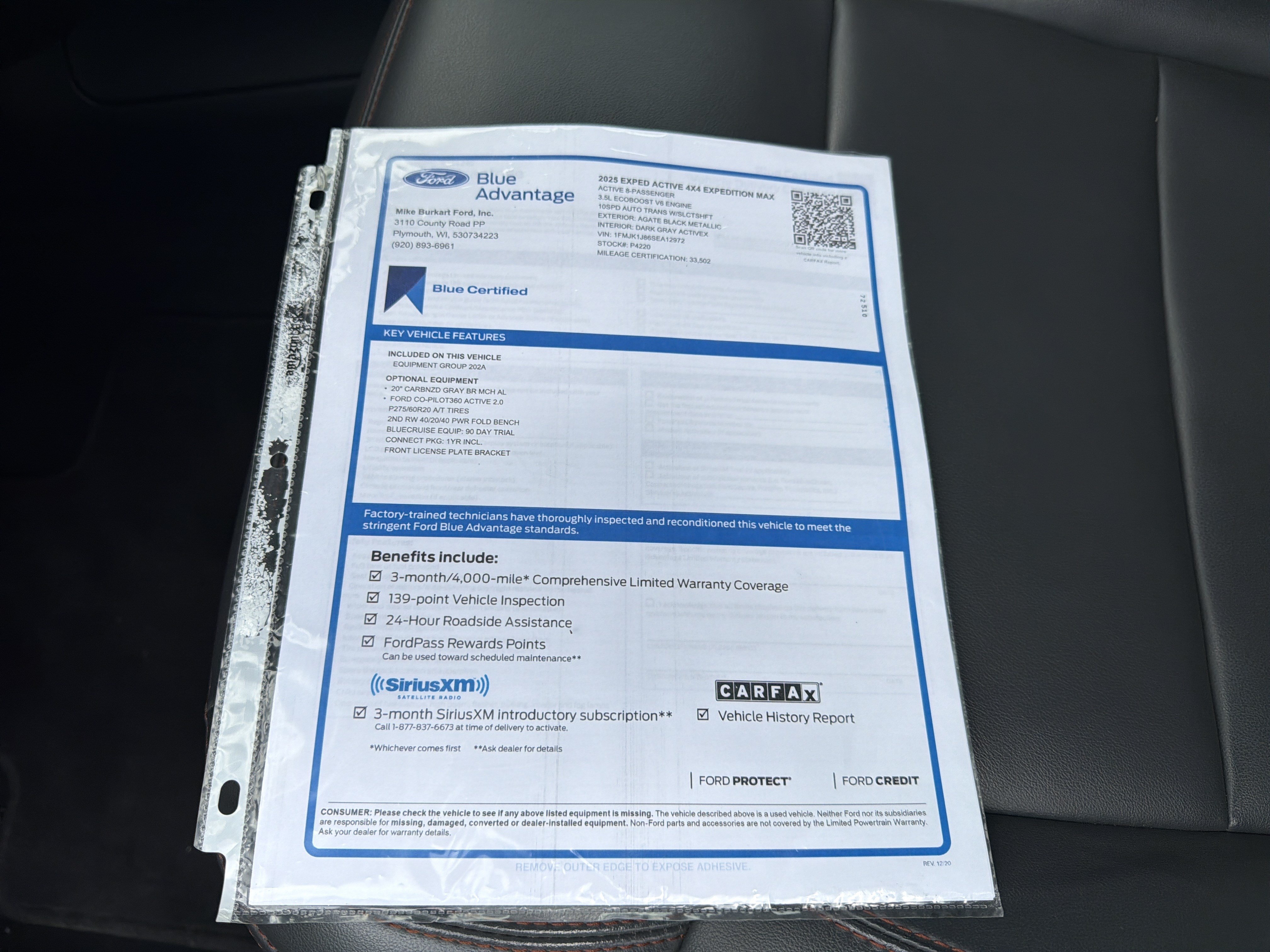 Certified 2025 Ford Expedition Max Active AWD/4WD image 57