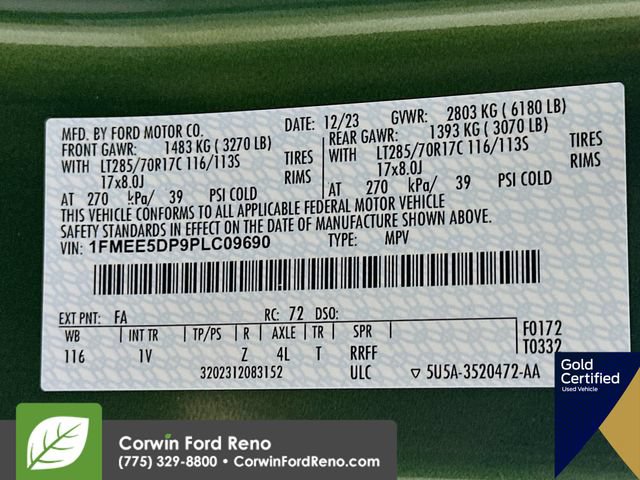 Certified 2023 Ford Bronco Badlands AWD/4WD image 35