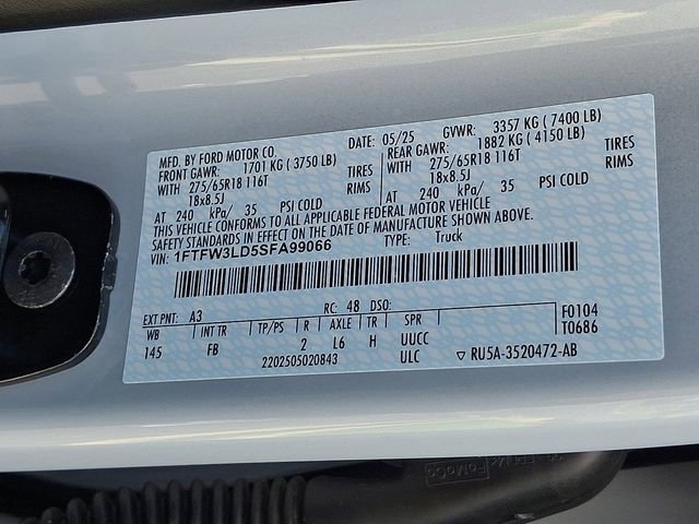 Certified 2025 Ford F150 XLT w/ Equipment Group 302A MID AWD/4WD image 29