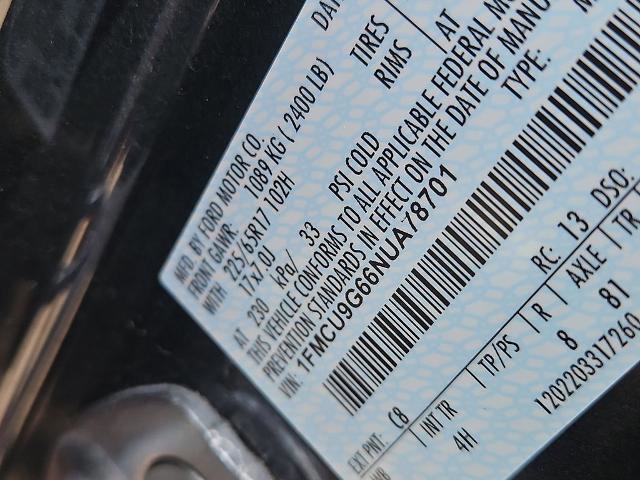 Certified 2022 Ford Escape SE w/ Convenience Package image 11