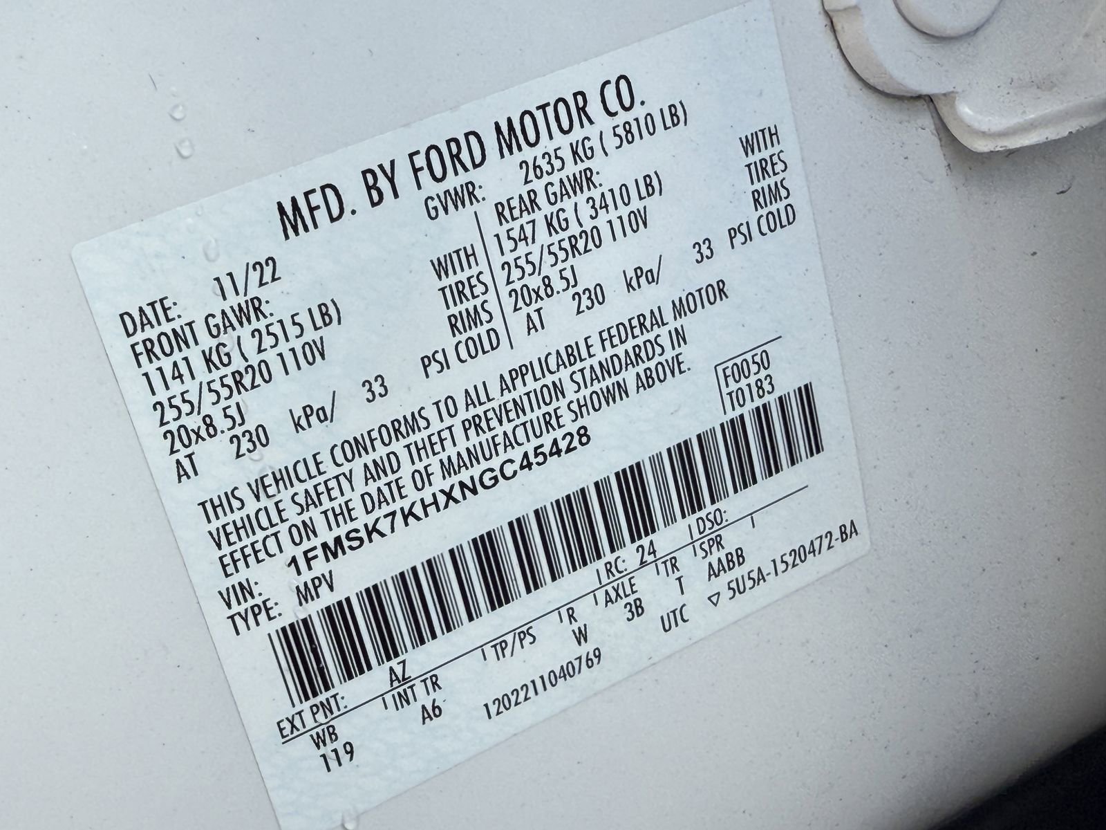 Certified 2022 Ford Explorer ST-Line w/ Class IV Trailer Tow Package RWD image 37