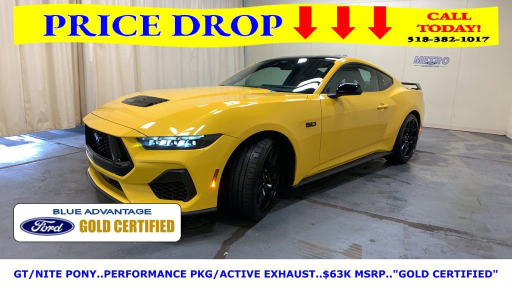 Certified 2024 Ford Mustang GT Premium w/ GT Performance Package