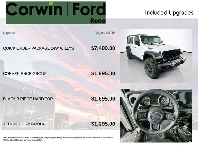 Used 2024 Jeep Wrangler Unlimited Sport AWD/4WD image 3