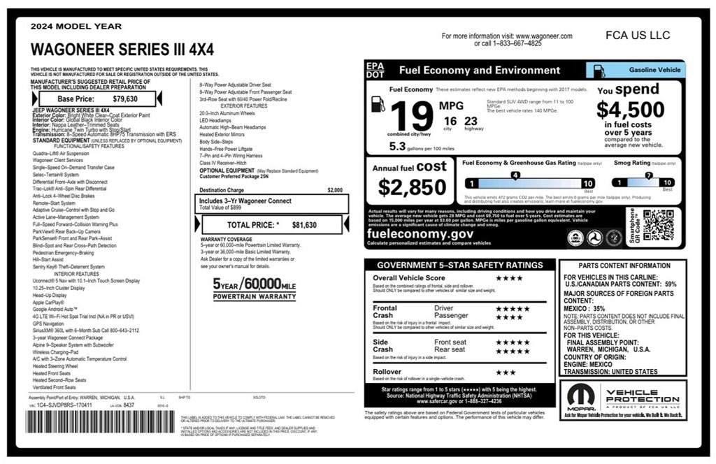 Used 2024 Jeep Wagoneer Series III image 9