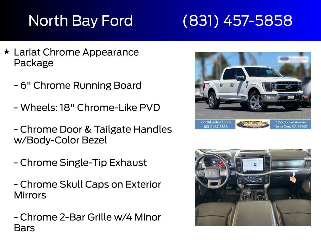 Certified 2021 Ford F150 Lariat w/ Equipment Group 502A High AWD/4WD image 20
