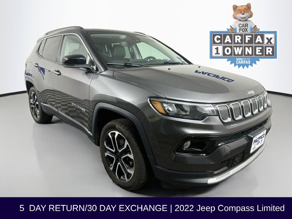 Used 2022 Jeep Compass Limited w/ Sun and Sound Group