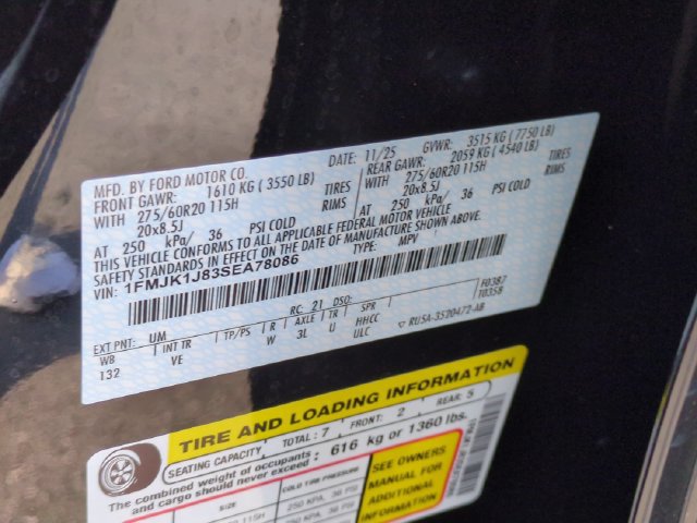 Certified 2025 Ford Expedition Max Active AWD/4WD image 38