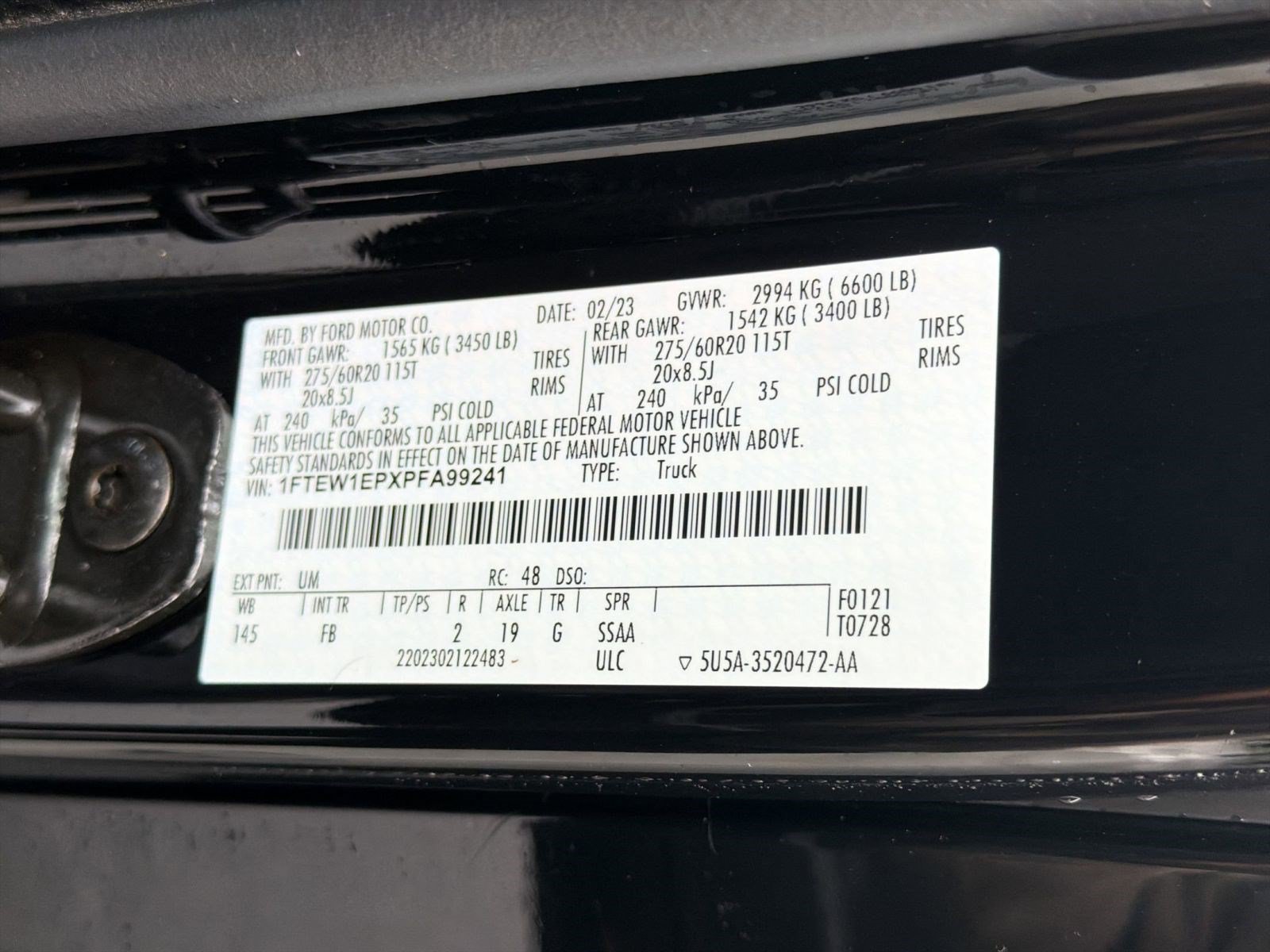 Certified 2023 Ford F150 XLT w/ Equipment Group 302A High AWD/4WD image 17
