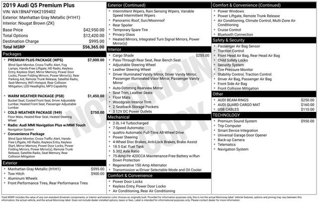 Used 2019 Audi Q5 2.0T Premium Plus w/ Premium Plus Package image 11