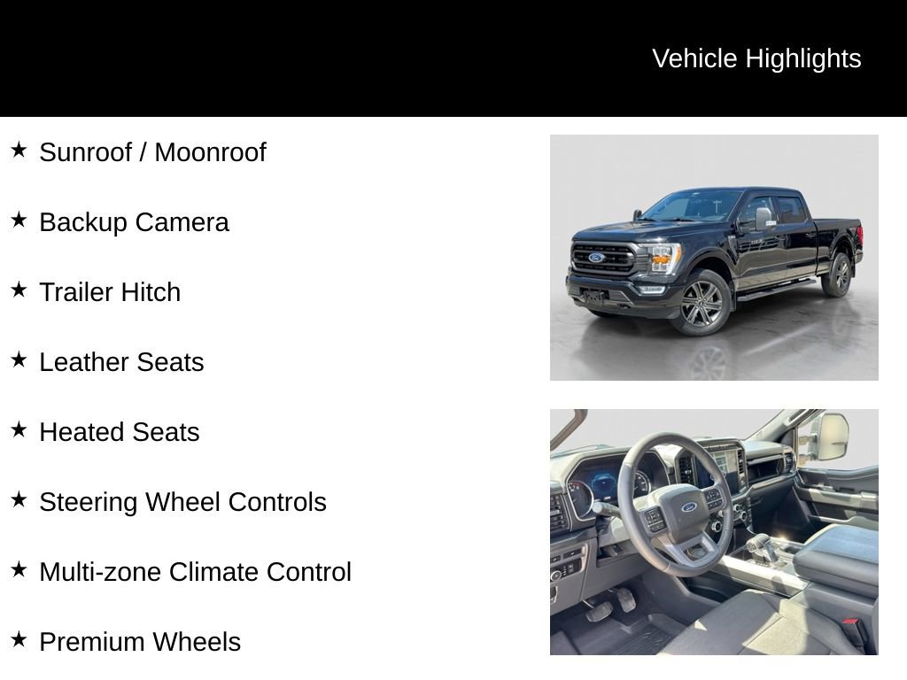 Certified 2022 Ford F150 XLT w/ Equipment Group 302A High AWD/4WD image 21