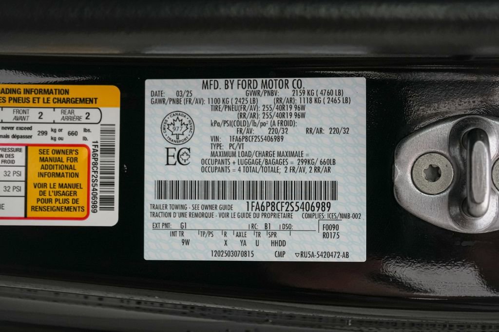 Certified 2025 Ford Mustang GT Premium RWD image 29