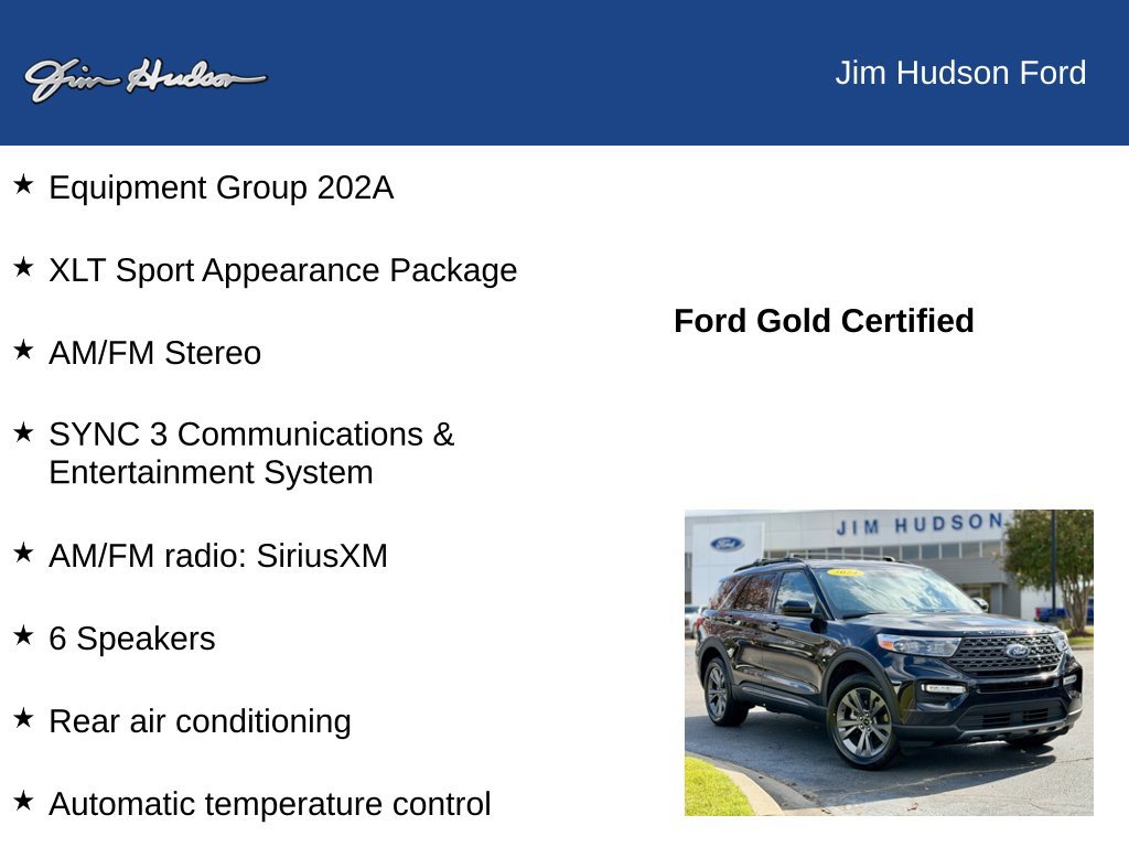 Certified 2024 Ford Explorer XLT w/ Equipment Group 202A AWD/4WD image 12