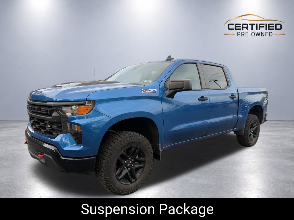 Used 2024 Chevrolet Silverado 1500 Custom Trail Boss w/ LPO, Dark Essentials Package AWD/4WD image 3
