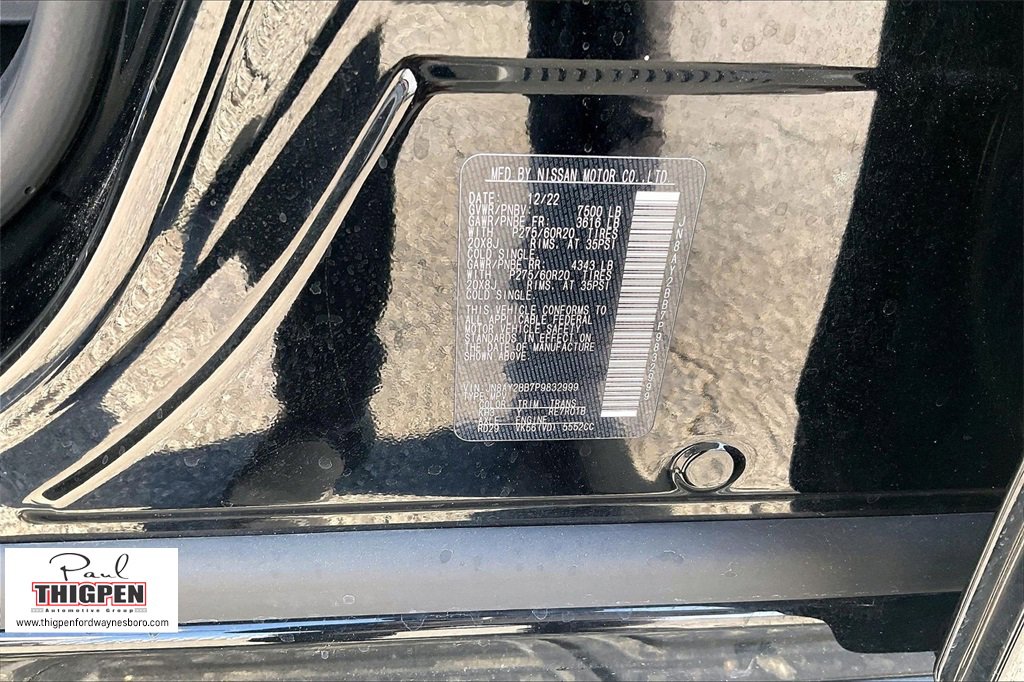 Used 2023 Nissan Armada SL w/ Midnight Edition Package image 35