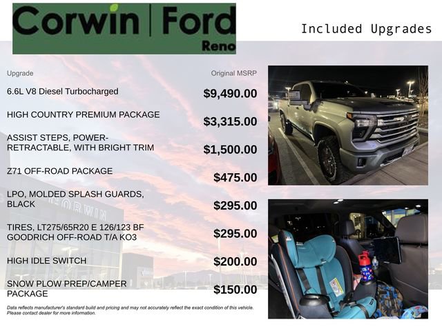 Used 2024 Chevrolet Silverado 3500 High Country w/ High Country Premium Package image 3