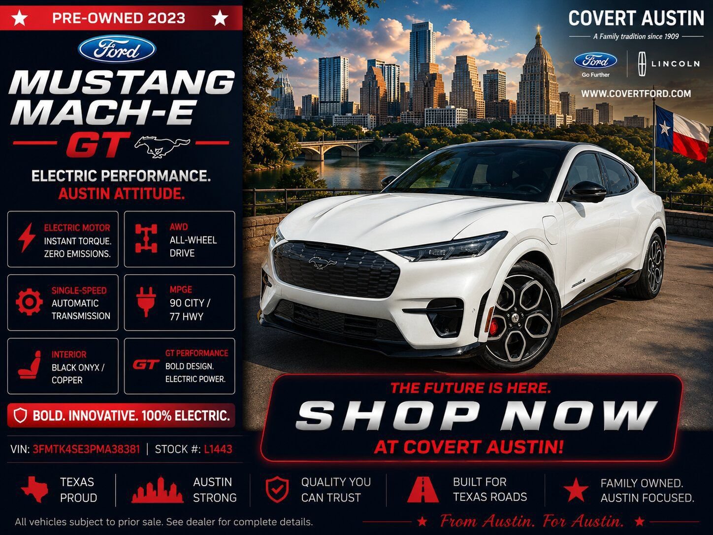 Certified 2023 Ford Mustang Mach-E GT
