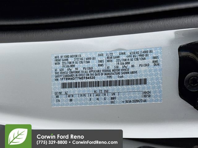 Certified 2022 Ford F450 Platinum w/ FX4 Off-Road Package image 34