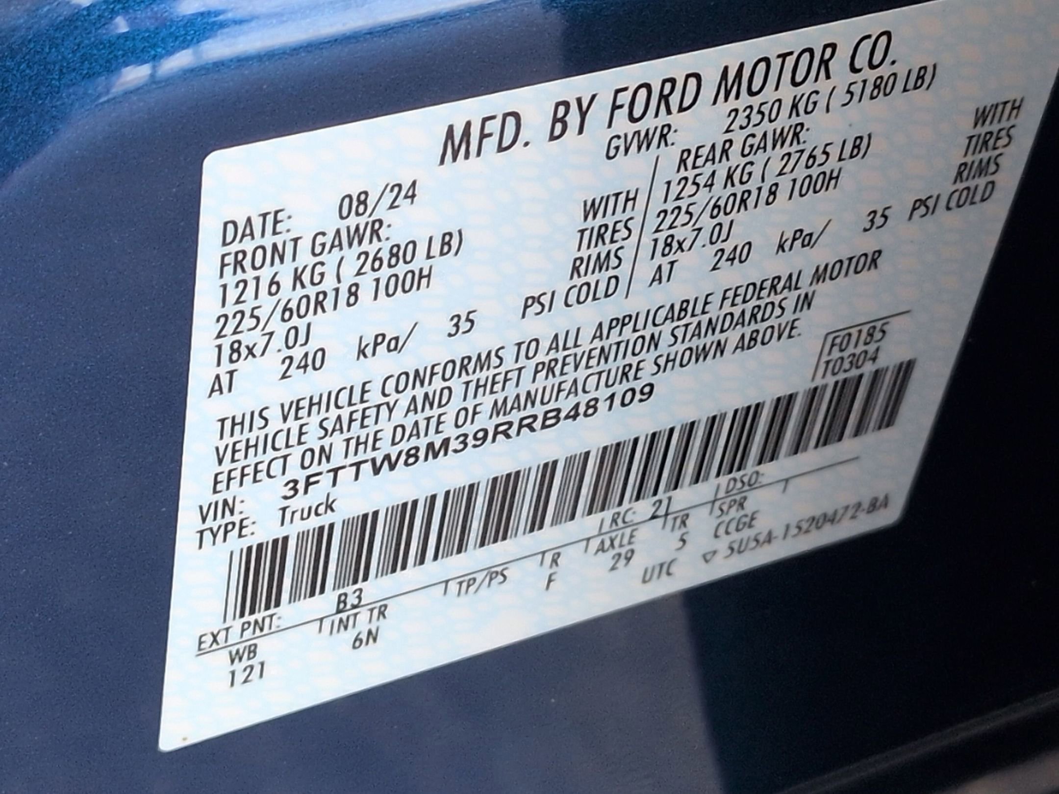 Certified 2024 Ford Maverick Lariat image 37