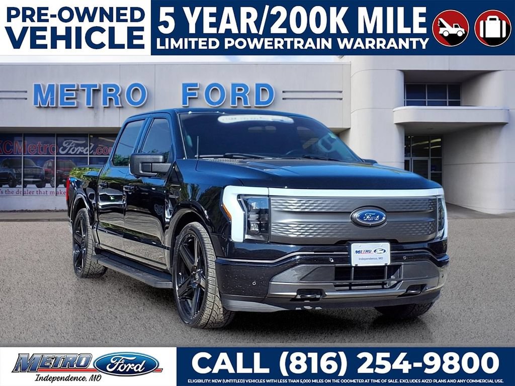 Certified 2023 Ford F150 Lightning XLT w/ Equipment Group 312A High AWD/4WD image 1