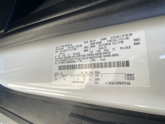 Certified 2024 Ford Transit 250 Low Roof w/ Exterior Upgrade Package image 34