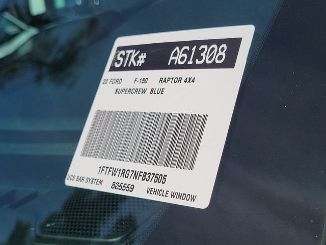 Certified 2022 Ford F150 Raptor w/ Raptor 37 Performance Package AWD/4WD image 38
