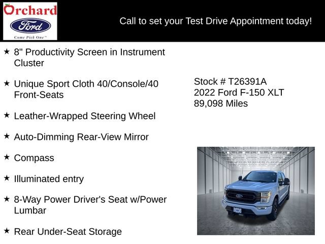 Certified 2022 Ford F150 XLT w/ Equipment Group 301A Mid AWD/4WD image 37