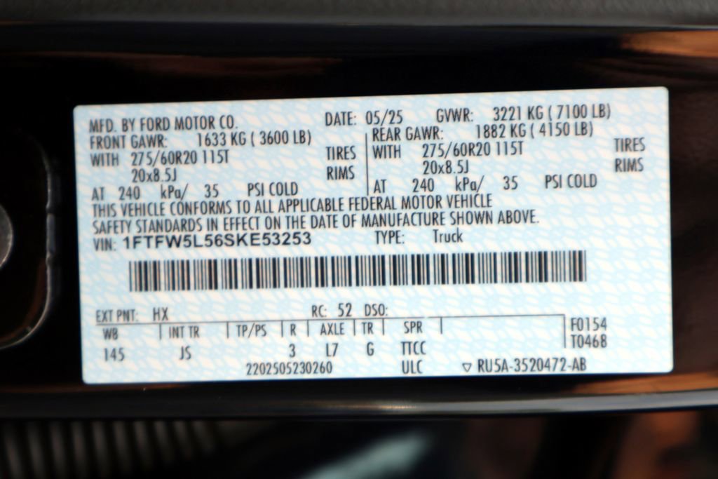 Certified 2025 Ford F150 Lariat w/ Equipment Group 501A Mid image 41