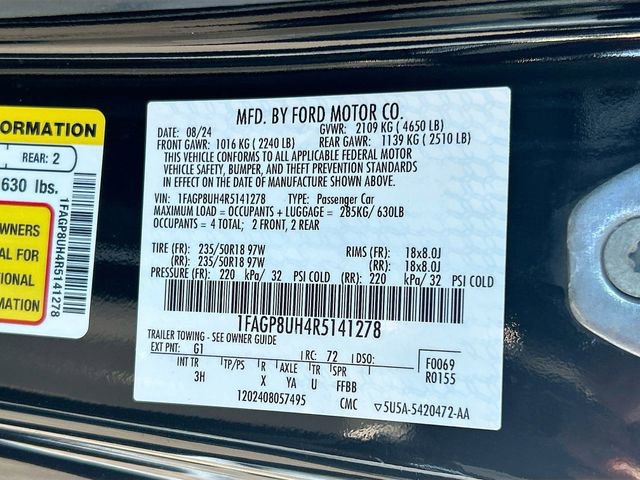 Certified 2024 Ford Mustang Premium RWD image 32