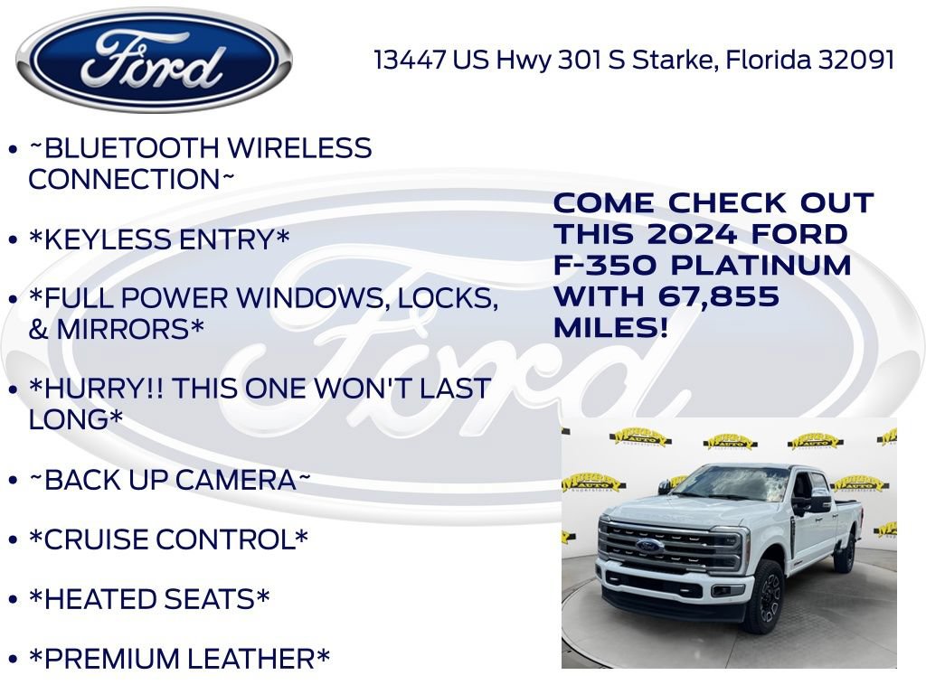 Certified 2024 Ford F350 Platinum AWD/4WD image 12