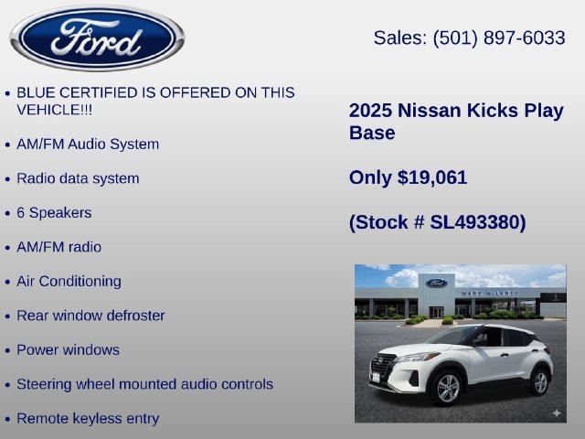 Used 2025 Nissan Kicks Play S FWD image 6