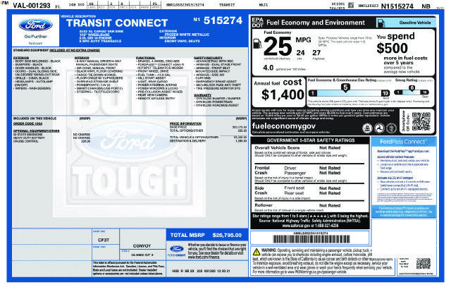 Certified 2022 Ford Transit Connect XL FWD image 4