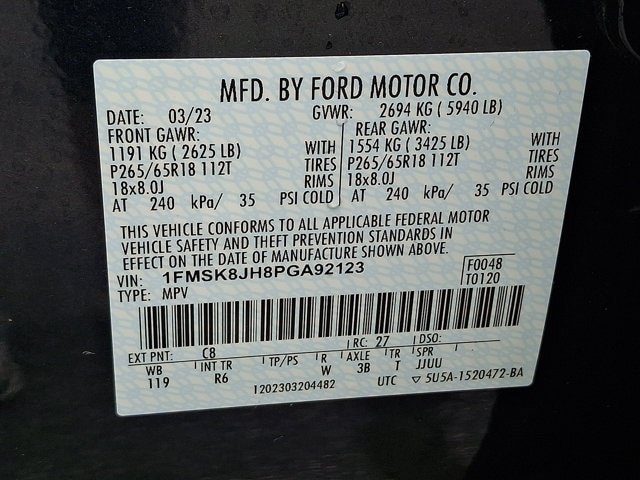 Certified 2023 Ford Explorer Timberline w/ Timberline Technology Package AWD/4WD image 29