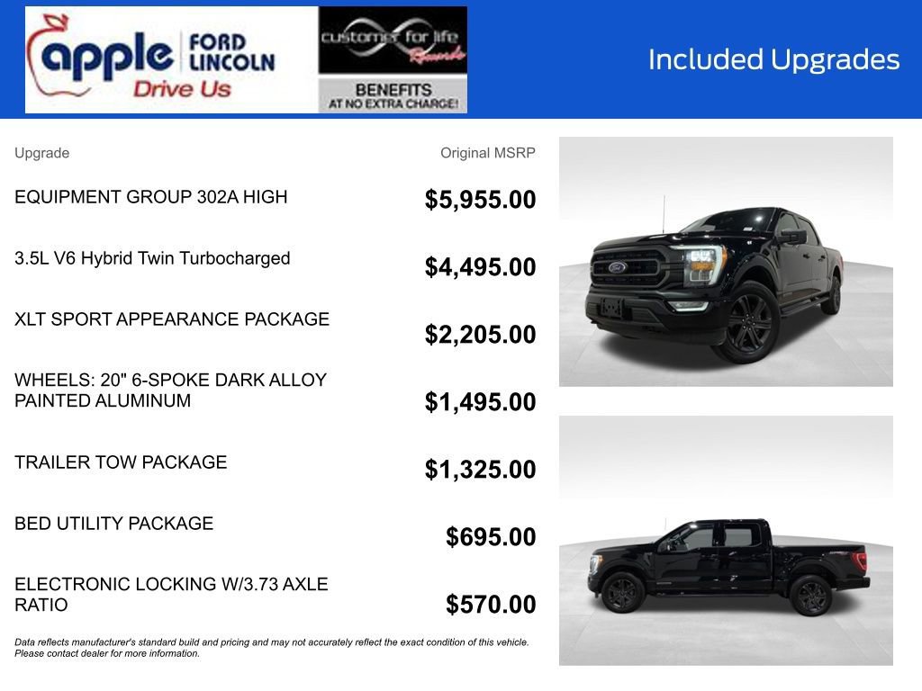 Certified 2023 Ford F150 XLT w/ Equipment Group 302A High image 9