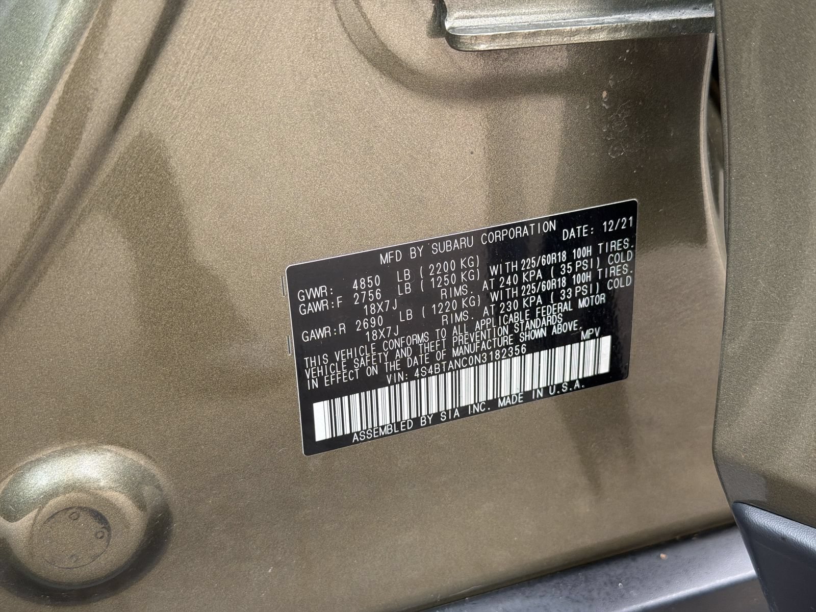 Used 2022 Subaru Outback Limited AWD/4WD image 39
