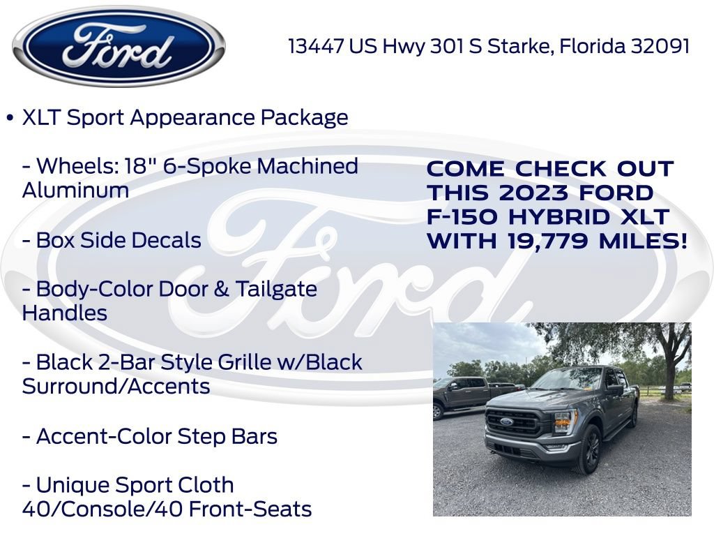 Certified 2023 Ford F150 XLT w/ Equipment Group 302A High AWD/4WD image 24