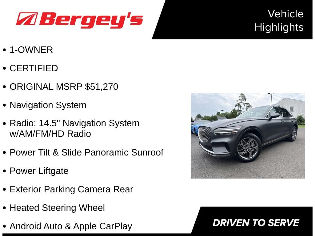 Used 2024 Genesis GV70 2.5T w/ Select Package AWD/4WD image 5