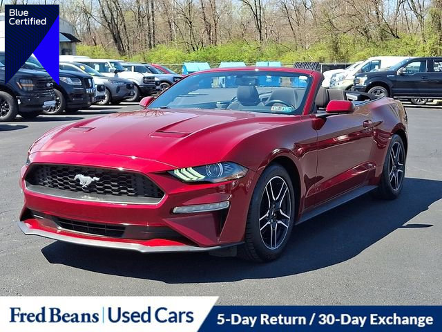 Certified 2019 Ford Mustang Convertible w/ Equipment Group 101A