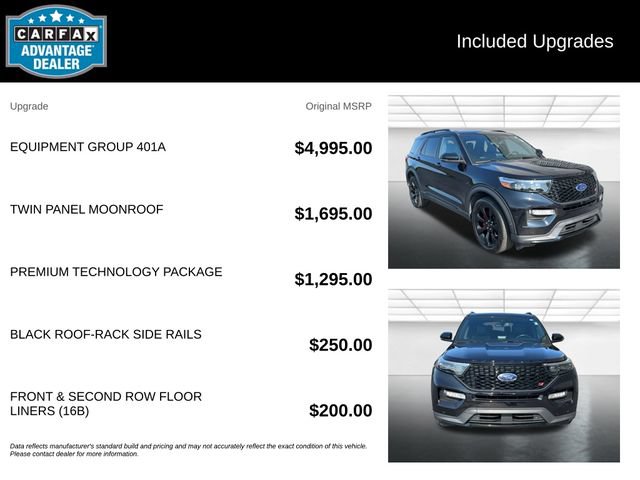 Certified 2021 Ford Explorer ST w/ Equipment Group 401A AWD/4WD image 6