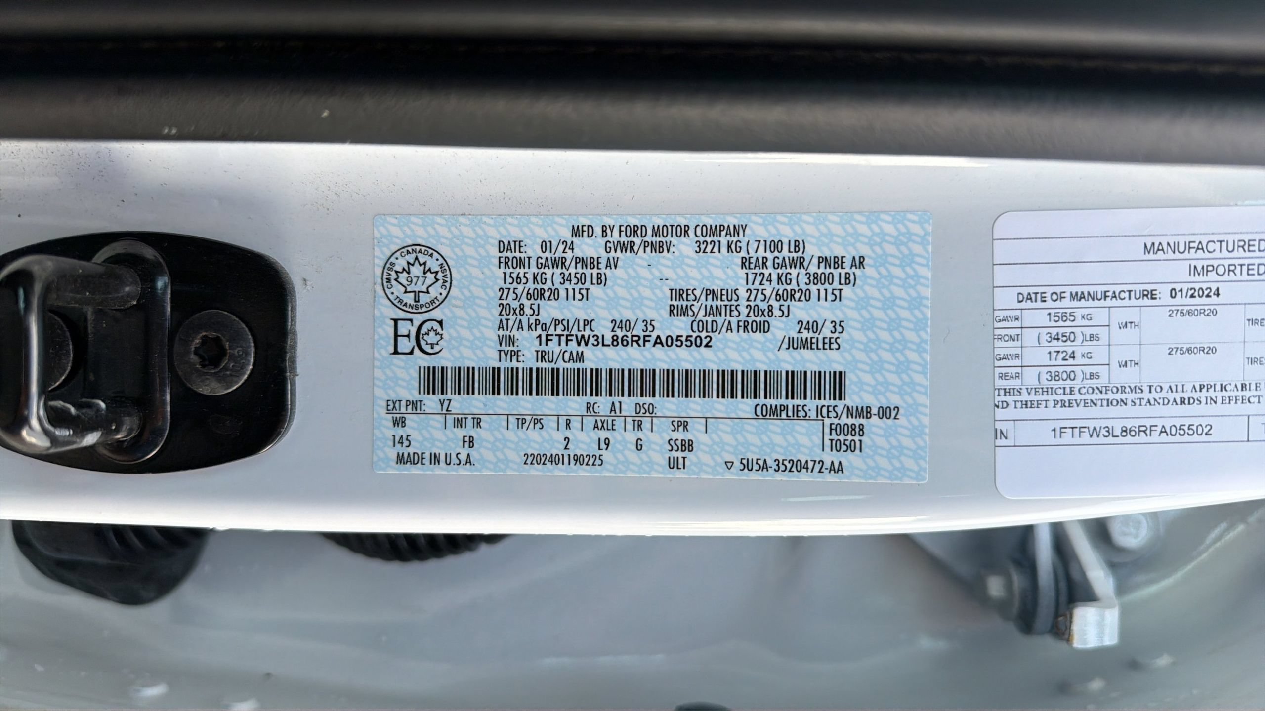 Certified 2024 Ford F150 XLT w/ Equipment Group 302A MID AWD/4WD image 21