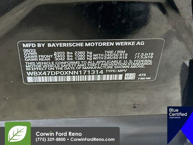 Used 2022 BMW X3 sDrive30i w/ Premium Package 2 (ZPA) RWD image 37