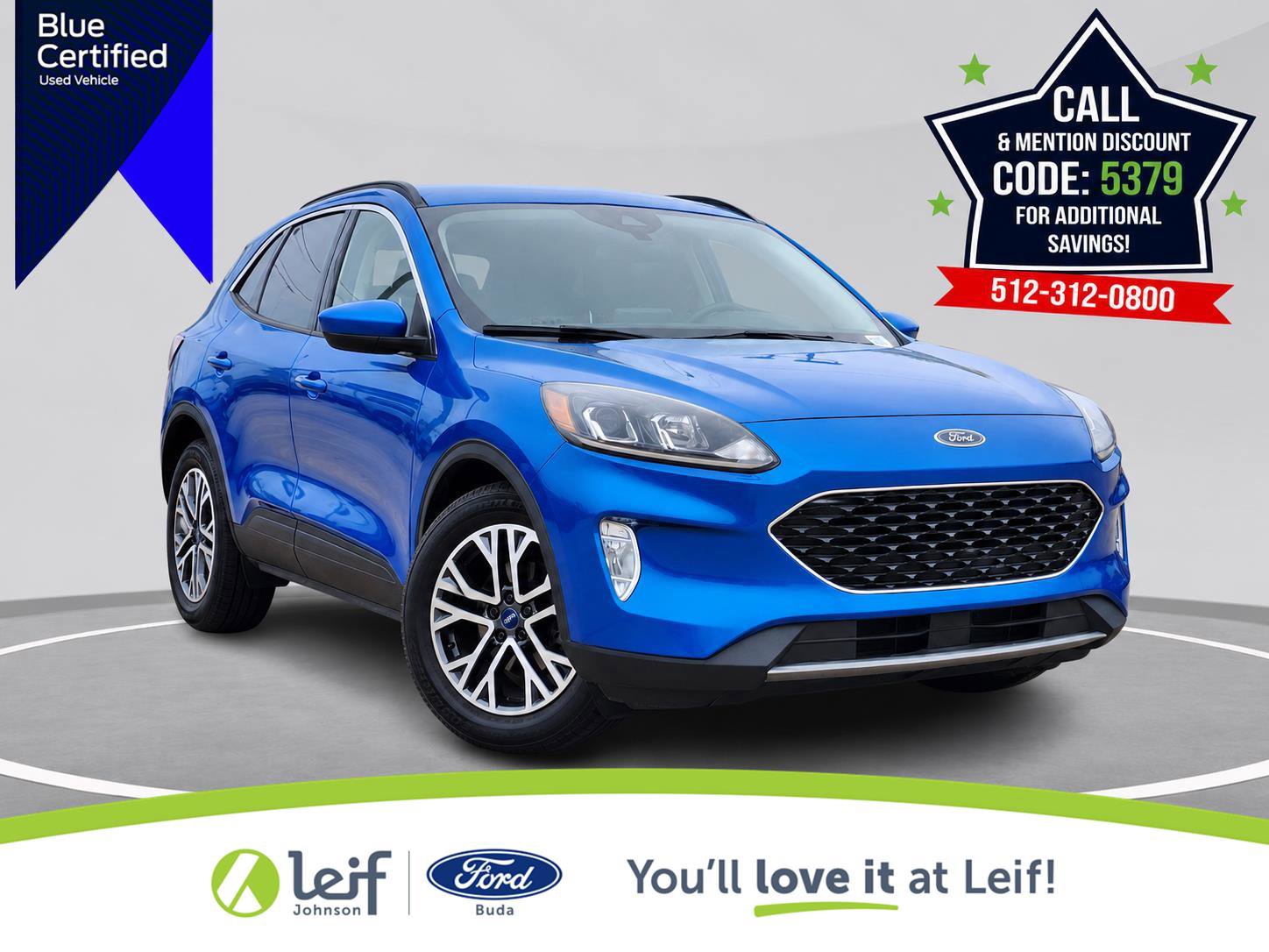 Certified 2020 Ford Escape SEL
