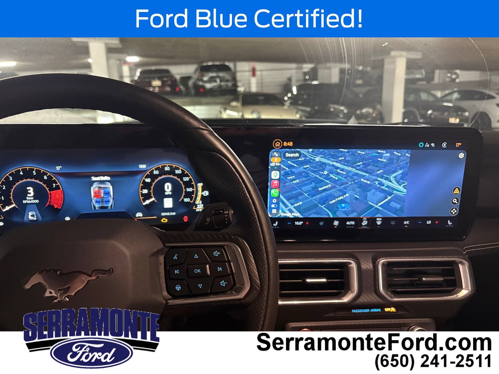 Certified 2024 Ford Mustang GT Premium w/ GT Performance Package RWD image 12