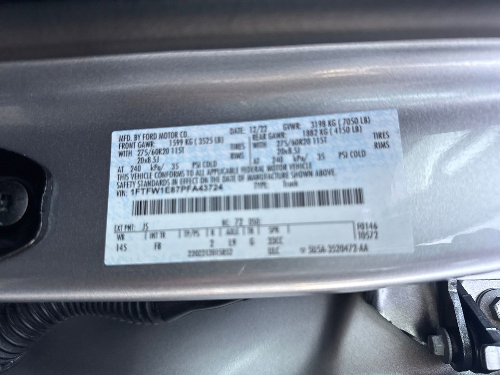 Certified 2023 Ford F150 XLT w/ Equipment Group 302A High image 30