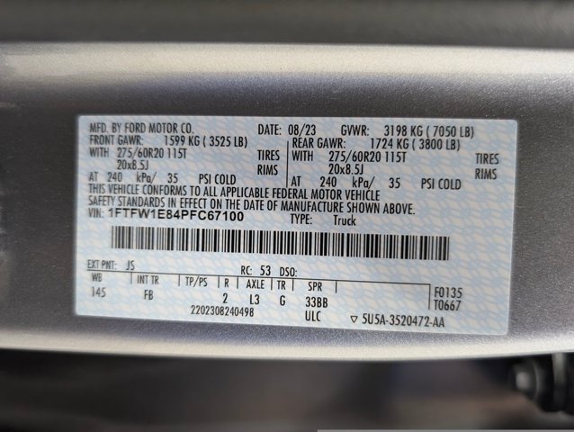 Certified 2023 Ford F150 XLT w/ Equipment Group 302A High AWD/4WD image 29