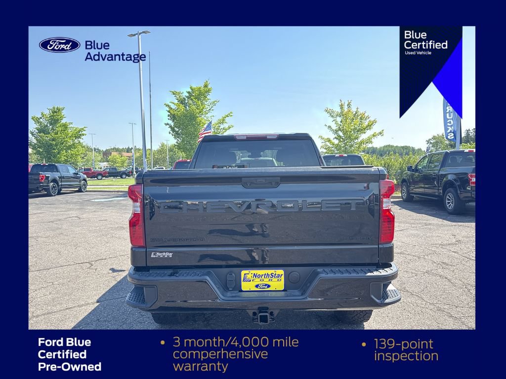 Used 2022 Chevrolet Silverado 1500 Custom Trail Boss w/ LPO, Dark Essentials Package AWD/4WD image 8