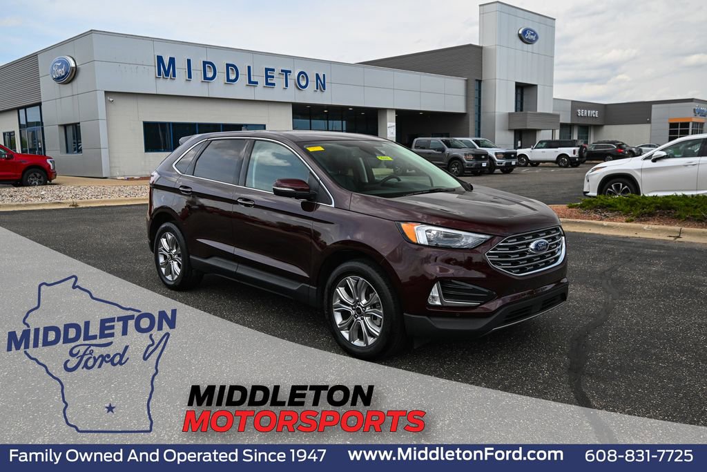 Certified 2024 Ford Edge Titanium w/ Class II Trailer Tow Package