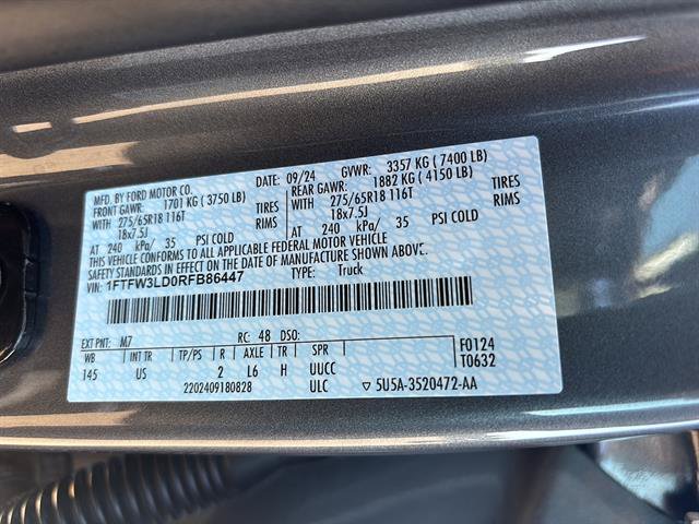 Certified 2024 Ford F150 XLT w/ Equipment Group 302A MID AWD/4WD image 21